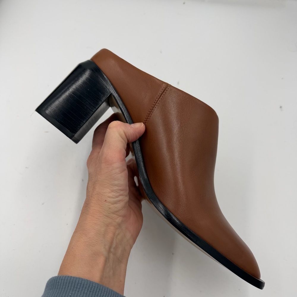 NEW Everlane Saddle Brown The Outlaw Mule Slide Heel in Size 10.5 - Picture 8 of 13